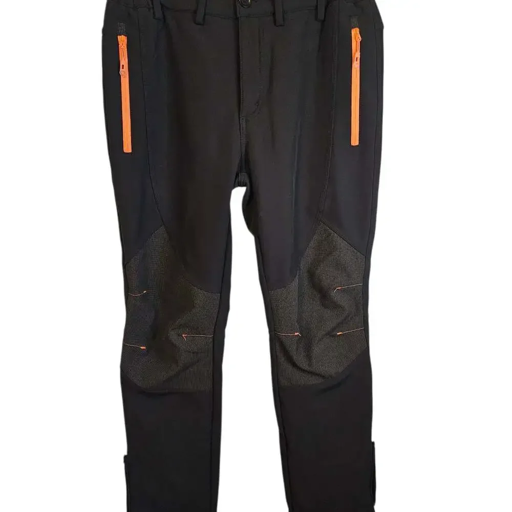 Gash Hao Mens Black Snow Ski Waterproof Softshell Pants Size 30x30